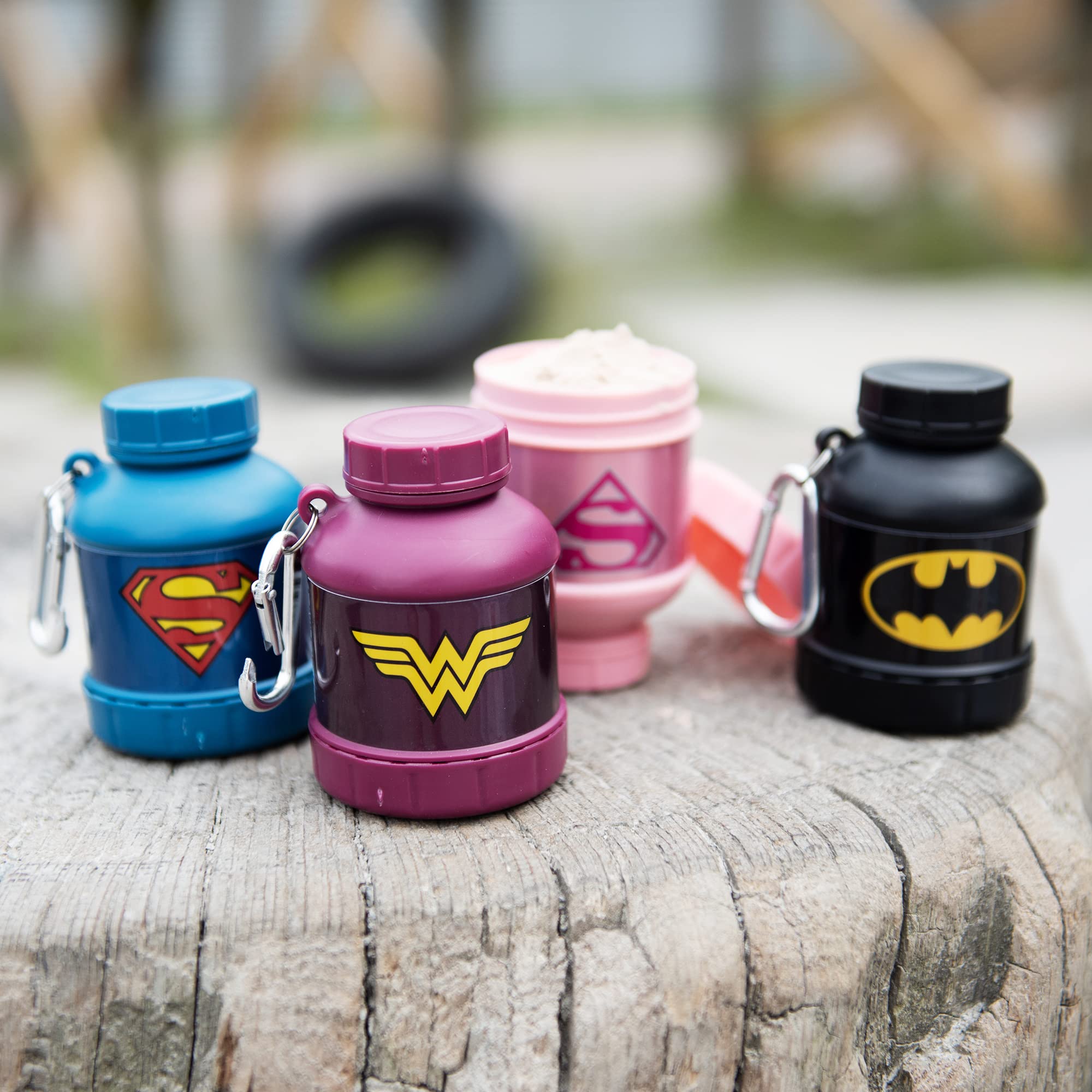 Smartshake Batman sello antifugas, mantiene el polvo seco.