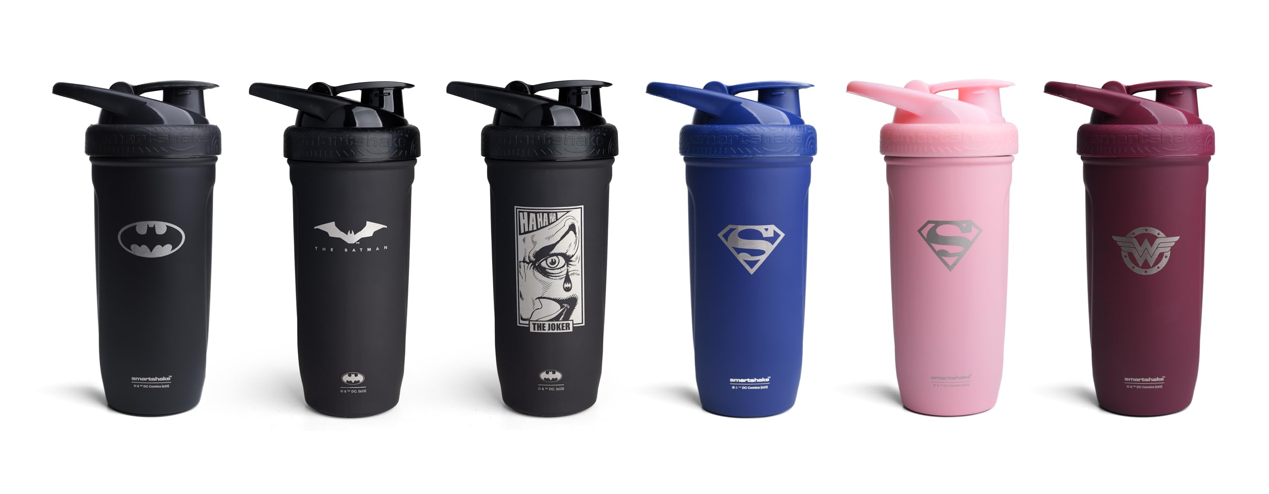 Smartshake DC Comics Reforce lavado a mano fácil para limpieza rápida.