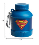 Smartshake Justice League Superman, diseño compacto para llevar en la bolsa de gym