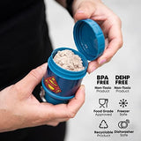 Smartshake Justice League Superman, embudo de 110 ml para rellenar sin derrames