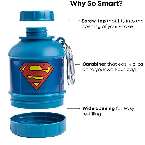Smartshake Justice League Superman, gancho portátil para llavero o bolsa