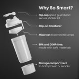 Smartshake O2GO One: tapa rosca anti fugas para evitar derrames durante el transporte