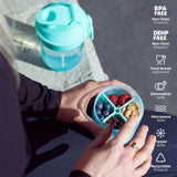 SmartShake Original 2GO, mezclador integrado, disuelve polvos sin grumos para un batido suave