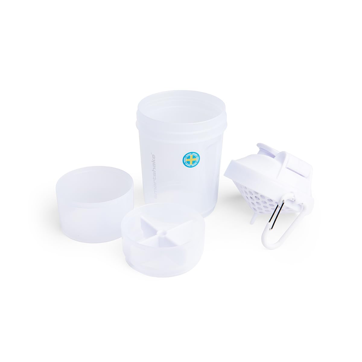 SmartShake Original 2GO, tapa prueba de fugas, mantiene bebidas seguras en bolsa o mochila