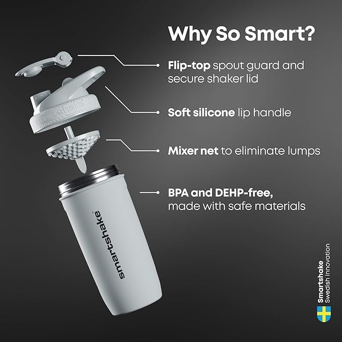 Smartshake Reforce: base de silicona antideslizante para mayor estabilidad.