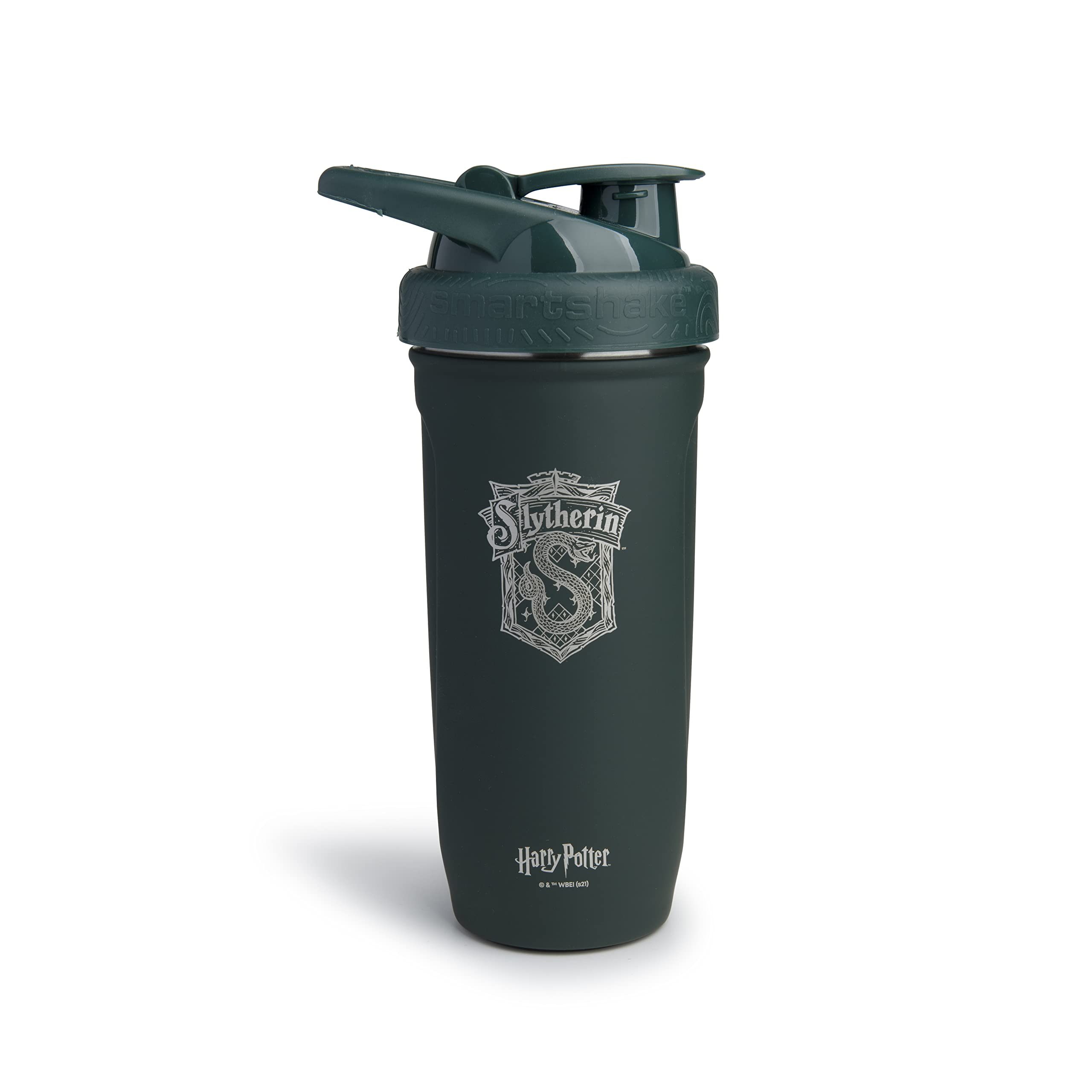 SmartShake Reforce botella de acero inoxidable de 900 ml lista para entrenamientos intensos.