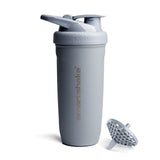 Smartshake Reforce, botella de proteína de acero 900 ml, apta para entrenamientos prolongados.