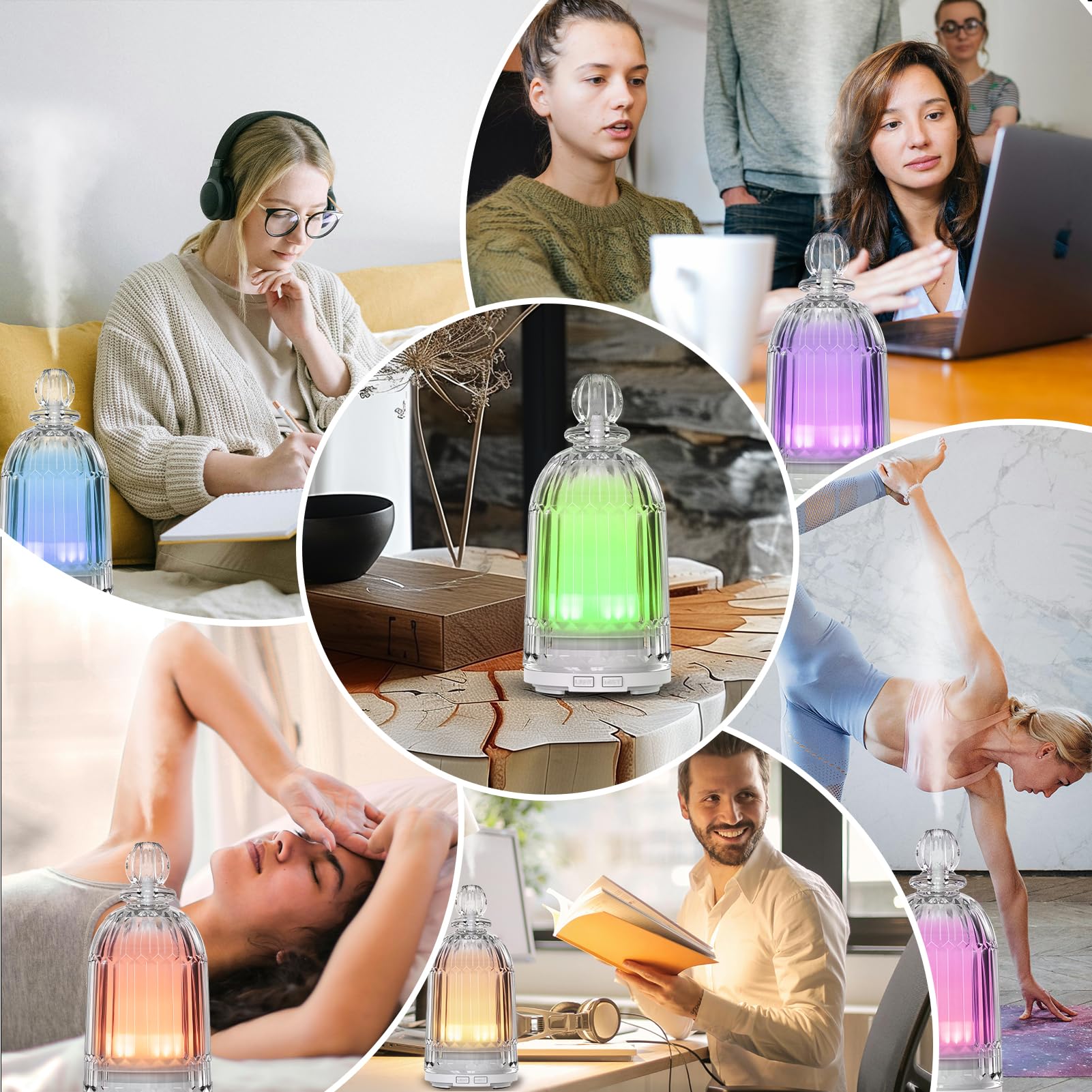 Smartwell difusor con apagado automático para seguridad nocturna