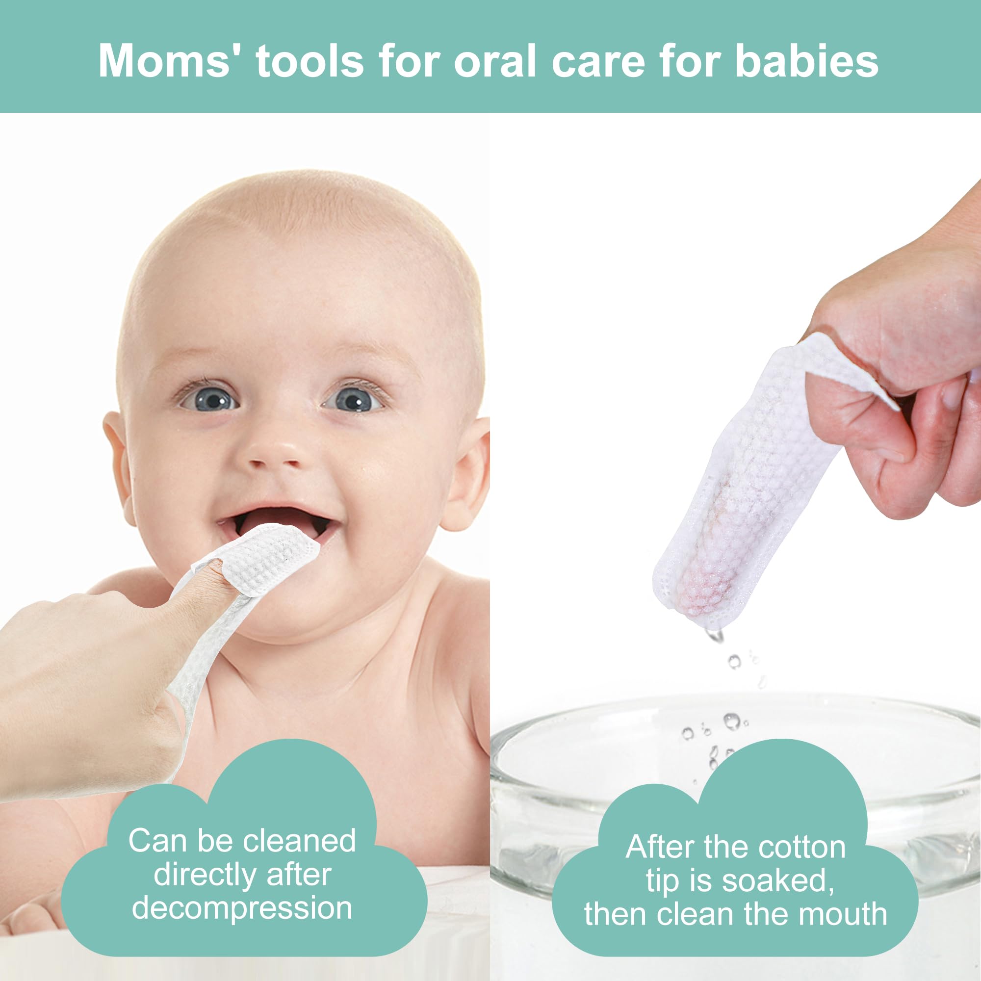 SmilBoxy dedo-uso-deshechable-bebe facilita higiene rápida y segura.