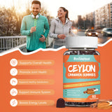 SmildeHeal Canela Ceilán sin azúcar: gominas listas para consumo diario.