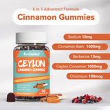 SmildeHeal Canela Ceilán sin azúcar: ingredientes naturales para una experiencia limpia.