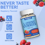 SmildeHeal Lisina 1000 mg gomitas veganas sin gluten.