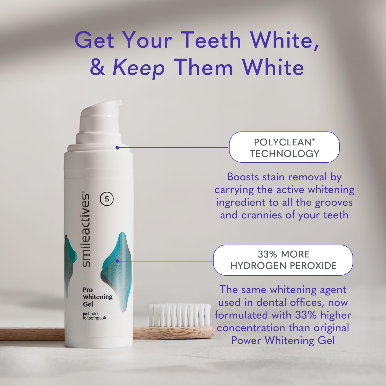 Smileactives gel blanqueador, mezcla pasta dental: transforma tu rutina diaria de cepillado