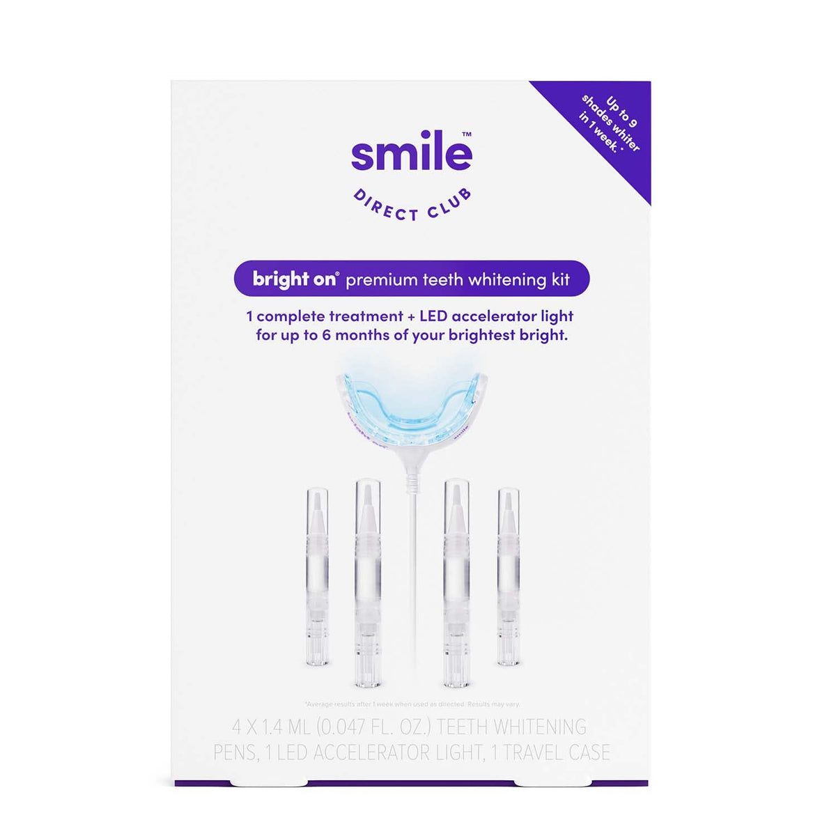 SmileDirectClub kit blanqueamiento dientes con LED para resultados rápidos