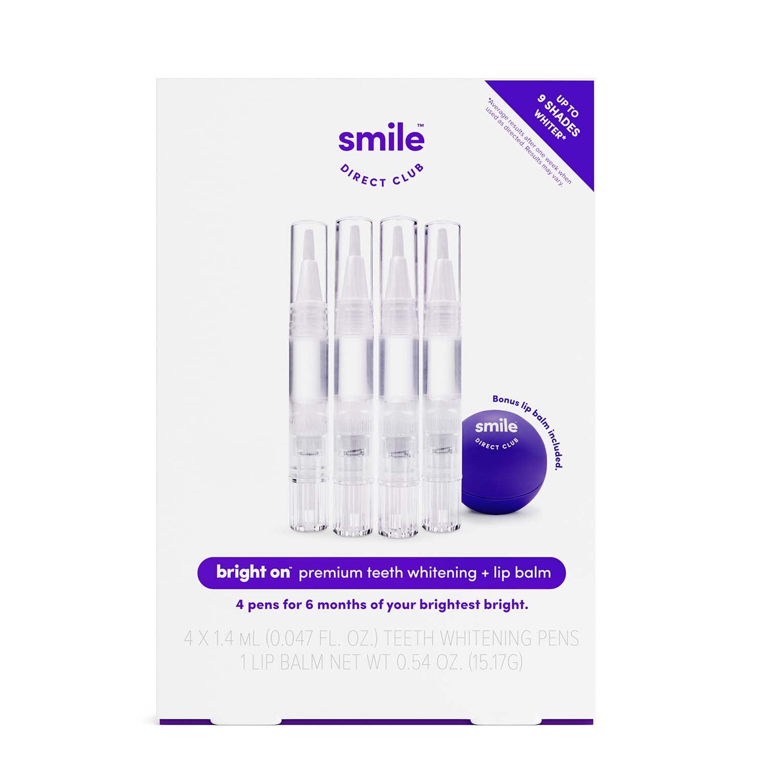 SmileDirectClub kit blanqueamiento gel-puntas para seis meses de uso