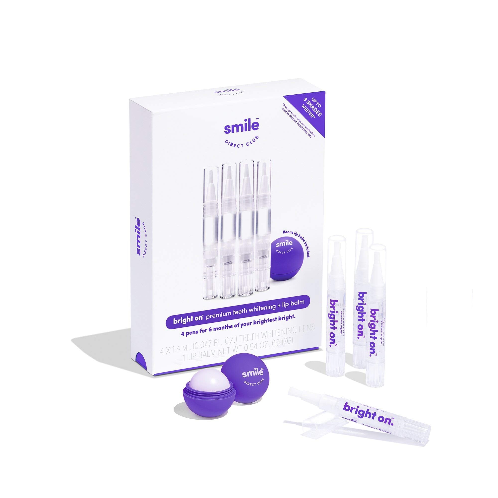 SmileDirectClub gel-puntas de blanqueamiento, rendimiento prolongado para varias aplicaciones