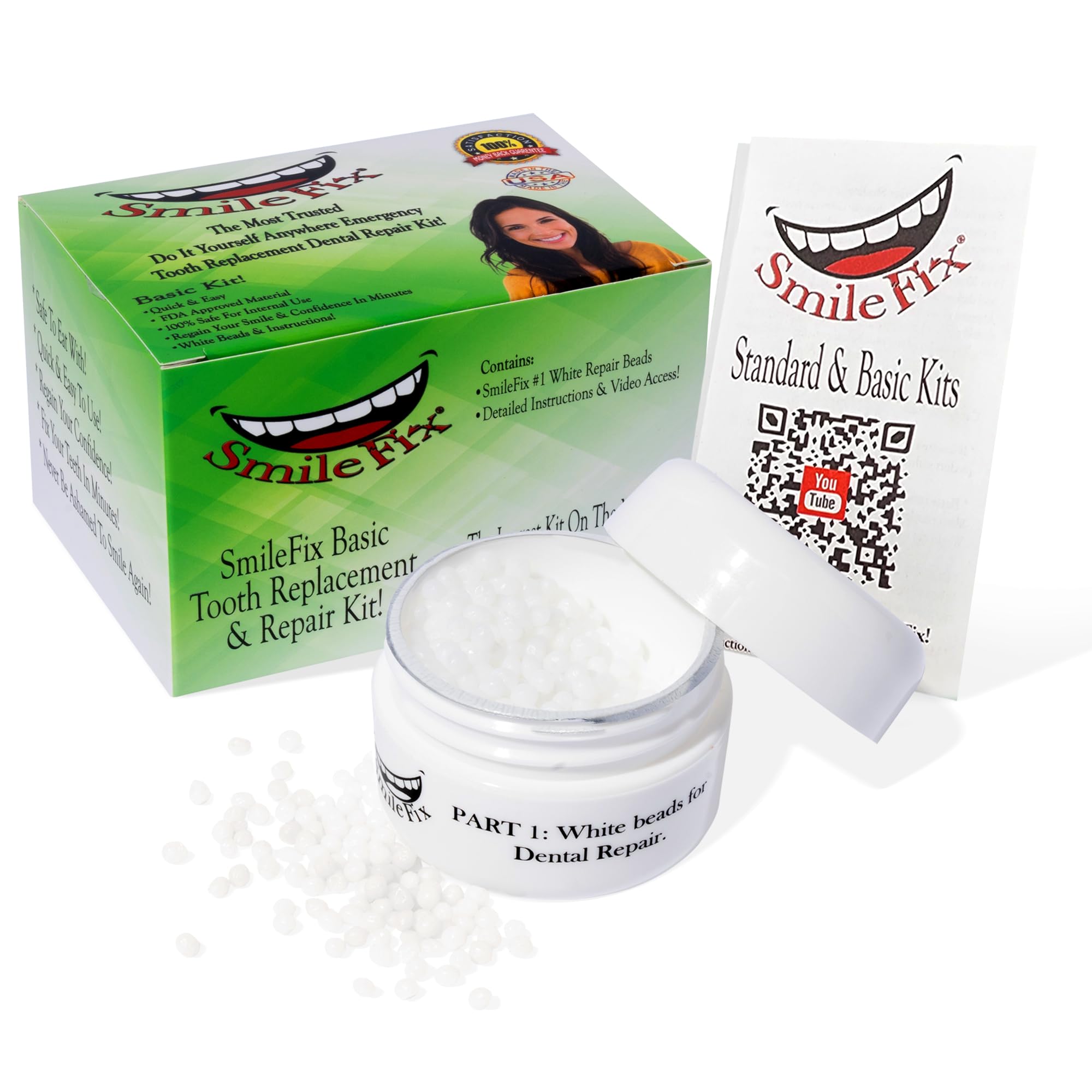 SmileFix reparacion dental basico kit: fijación rápida en casa