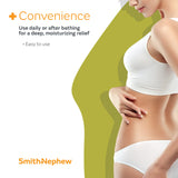 Smith & Nephew Secura crema: uso diario tras el baño para mayor comodidad