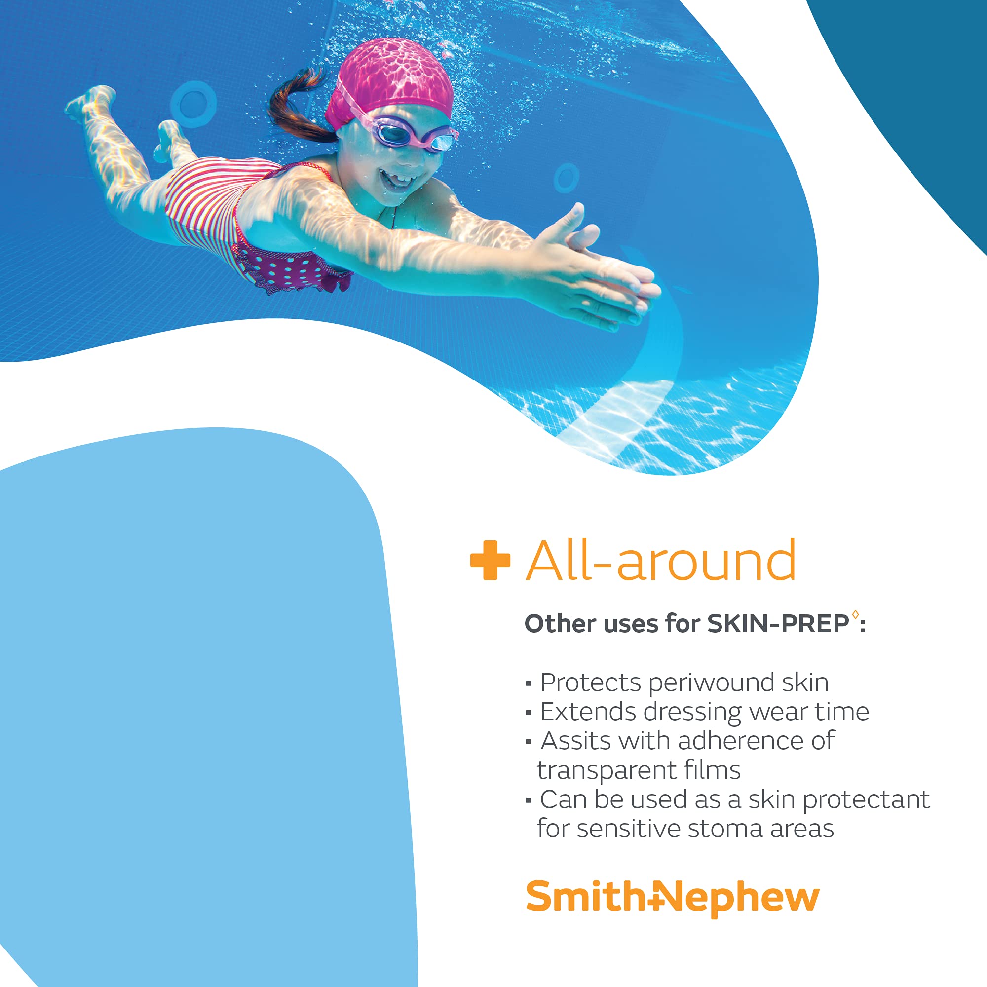 Smith & Nephew SKIN-PREP: puede reducir irritación por fricción.