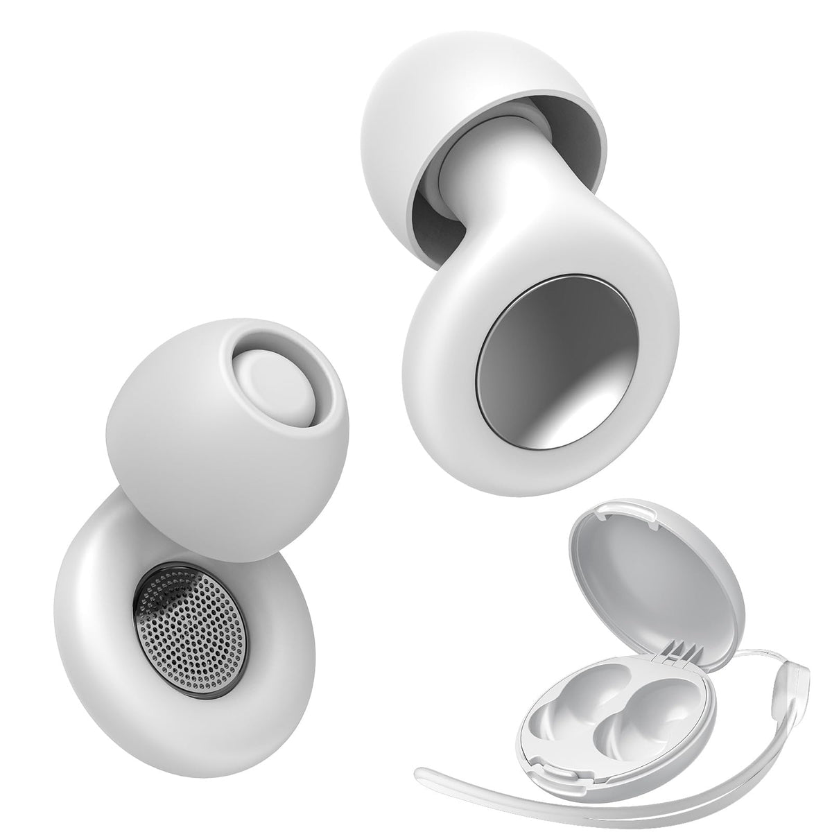 SMNOQO tapones dormir-25db: reducción de ruido para un sueño profundo