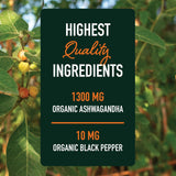 Envase sostenible de SMNutrition Ashwagandha para almacenamiento seguro