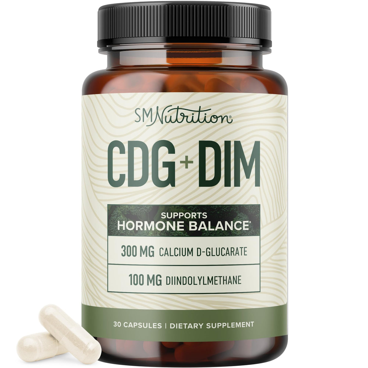 SMNutrition calcio-d-glucarato con dim cápsula para equilibrio hormonal