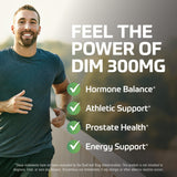 SMNutrition DIM 300mg cápsulas: dosis diaria para balance hormonal y energía sostenida.