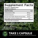 SMNutrition DIM 300mg envase frente: etiqueta clara con potencia DIM 300mg.