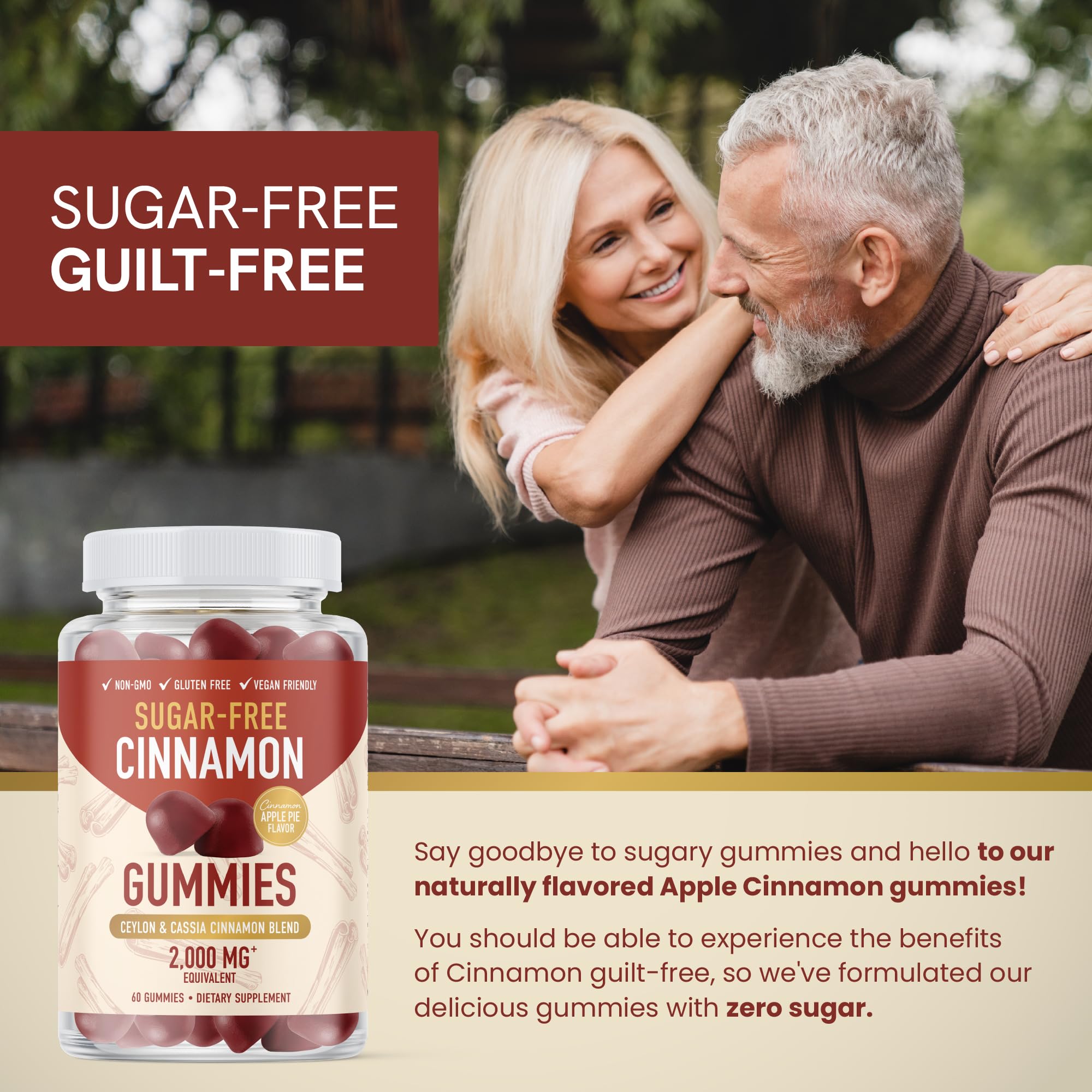 Textura suave de gominola SMNutrition, sabor canela manzana para un toque gourmet
