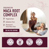 Etiqueta SMNutrition en gomita maca, garantía de calidad