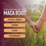 Porciones de dos gomitas SMNutrition Maca para energía sostenida