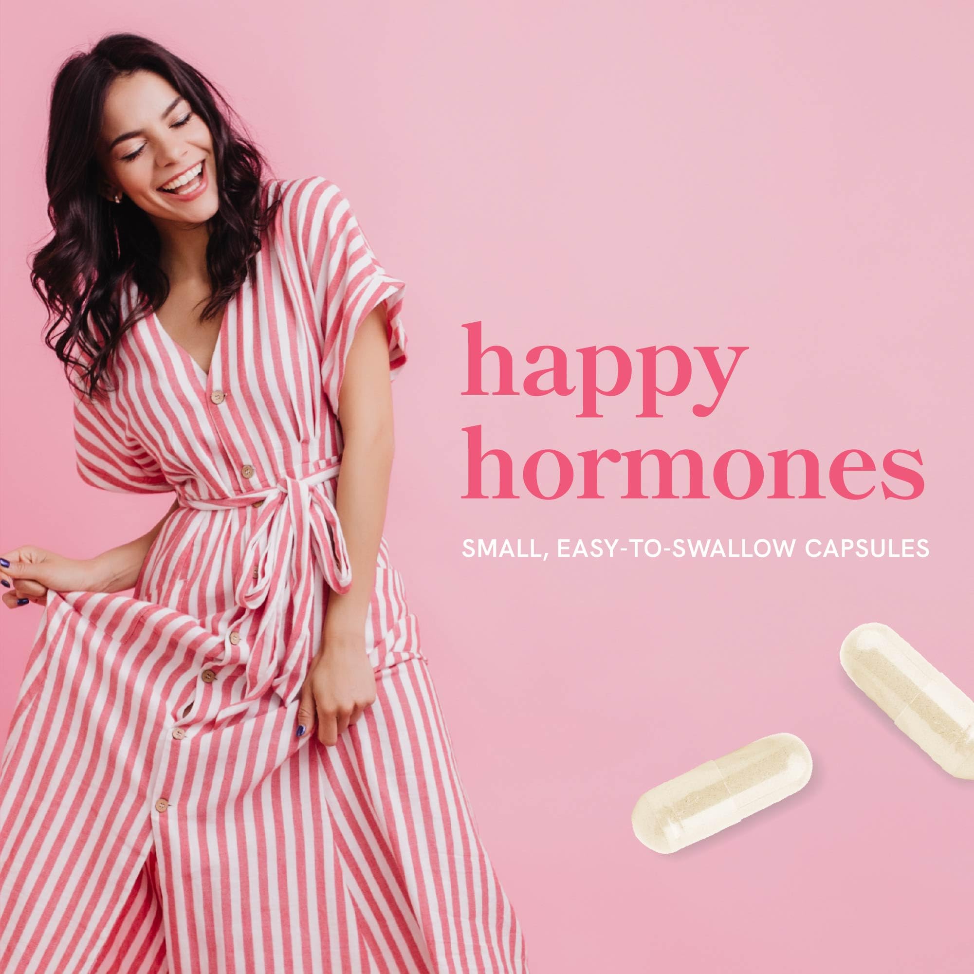 Dosis diaria sugerida de SMNutrition para equilibrio hormonal.