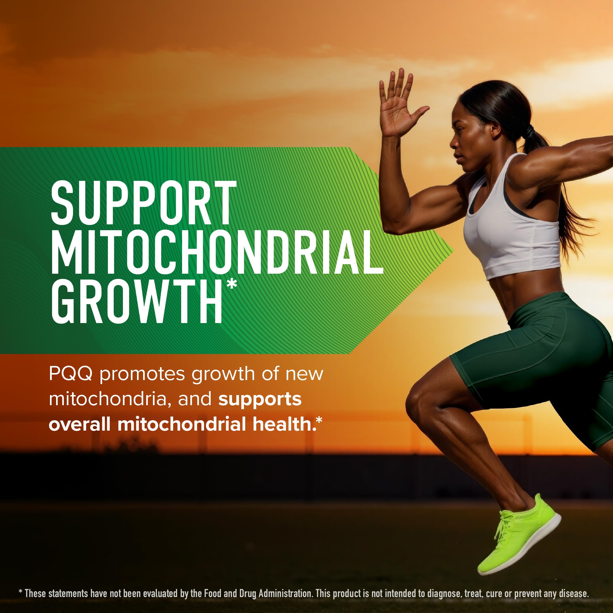 SMNutrition PQQ etiqueta trasera, lista de ingredientes y uso recomendado.