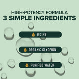 SMNutrition Yodo Organico: etiqueta USDA Organic visible para confianza y cumplimiento