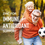 SMNutrition Zinc Microbeadlets primer-plano cápsulas, apoyo suave a la piel y bienestar diario.