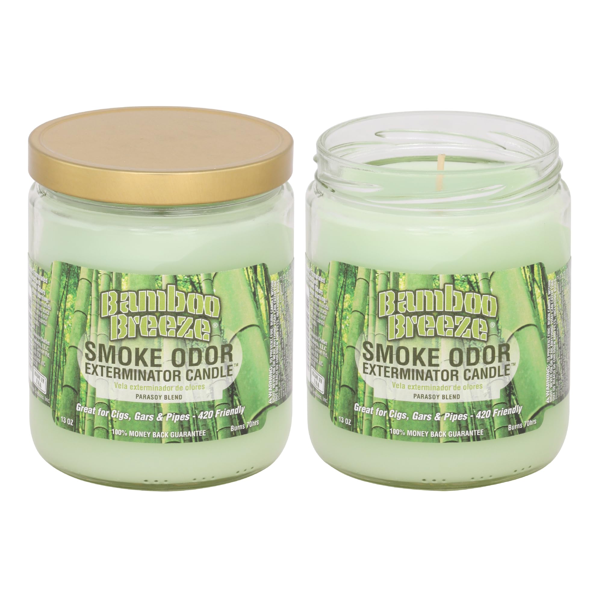Smoke Odor Exterminator: vela de bambú, brisa fresca para perfumar espacios y renovar el ambiente.