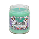 Vela Smoke Odor Exterminator Calavera de Azúcar para neutralizar olores