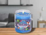 Smoke Odor Exterminator Nag Champa vela de 13 onzas en uso: fórmula enzimática para olores.