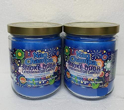 Vela Smoke Odor Exterminator Nag Champa en tarro de 13 oz para ambientar espacios