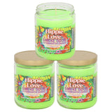Vela Smoke Odor Exterminator Hippie Love en frasco de 13 onzas para aromatizar espacios