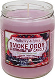 Vela Smoke Odor Exterminator, aroma mora y especias, ayuda a neutralizar olores de humo en casa