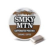 Smokey Mountain bolsitas caramel café en lata, sabor intenso y energía sostenida para la mañana.