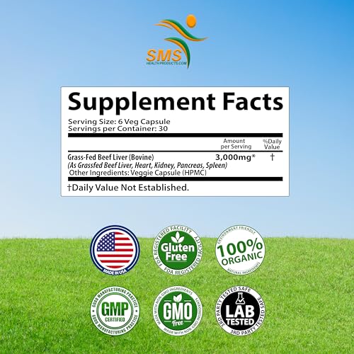 smshealthproducts etiqueta del producto con información de ingredientes