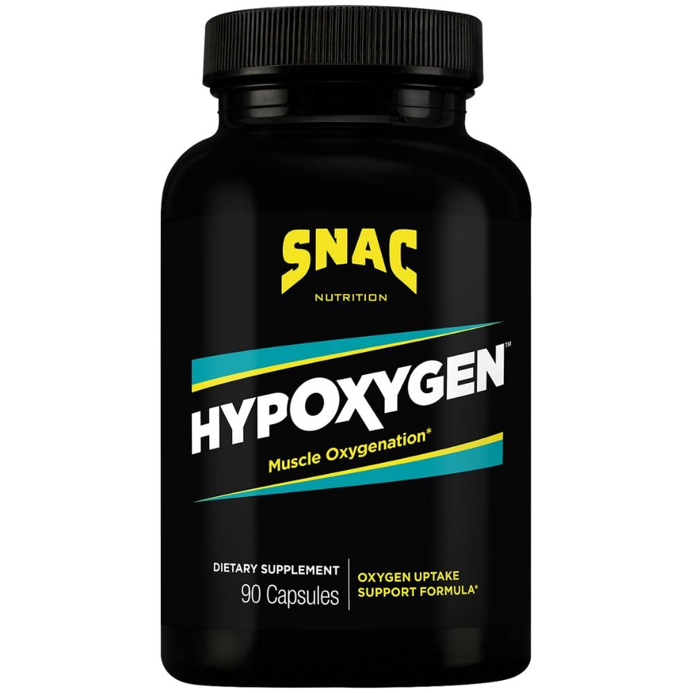 SNAC HypOxygen bote de cápsulas para entrenamientos intensos y sostenidos