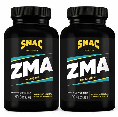 SNAC ZMA Original – botella dosificadora para recuperación muscular durante el descanso.