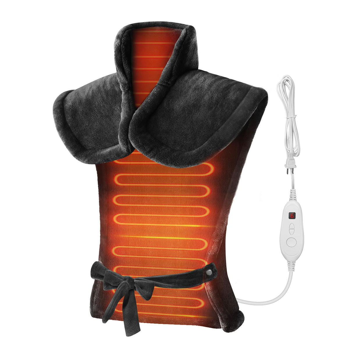 Snailax almohadilla calor cuello-hombros grande para cobertura total.
