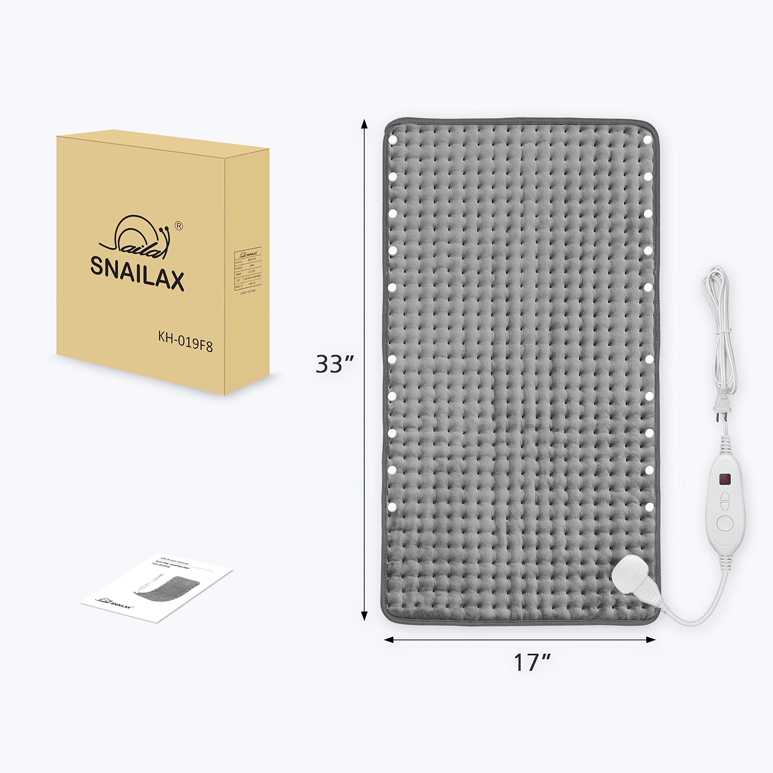 Snailax apagado automático 120 minutos para seguridad.