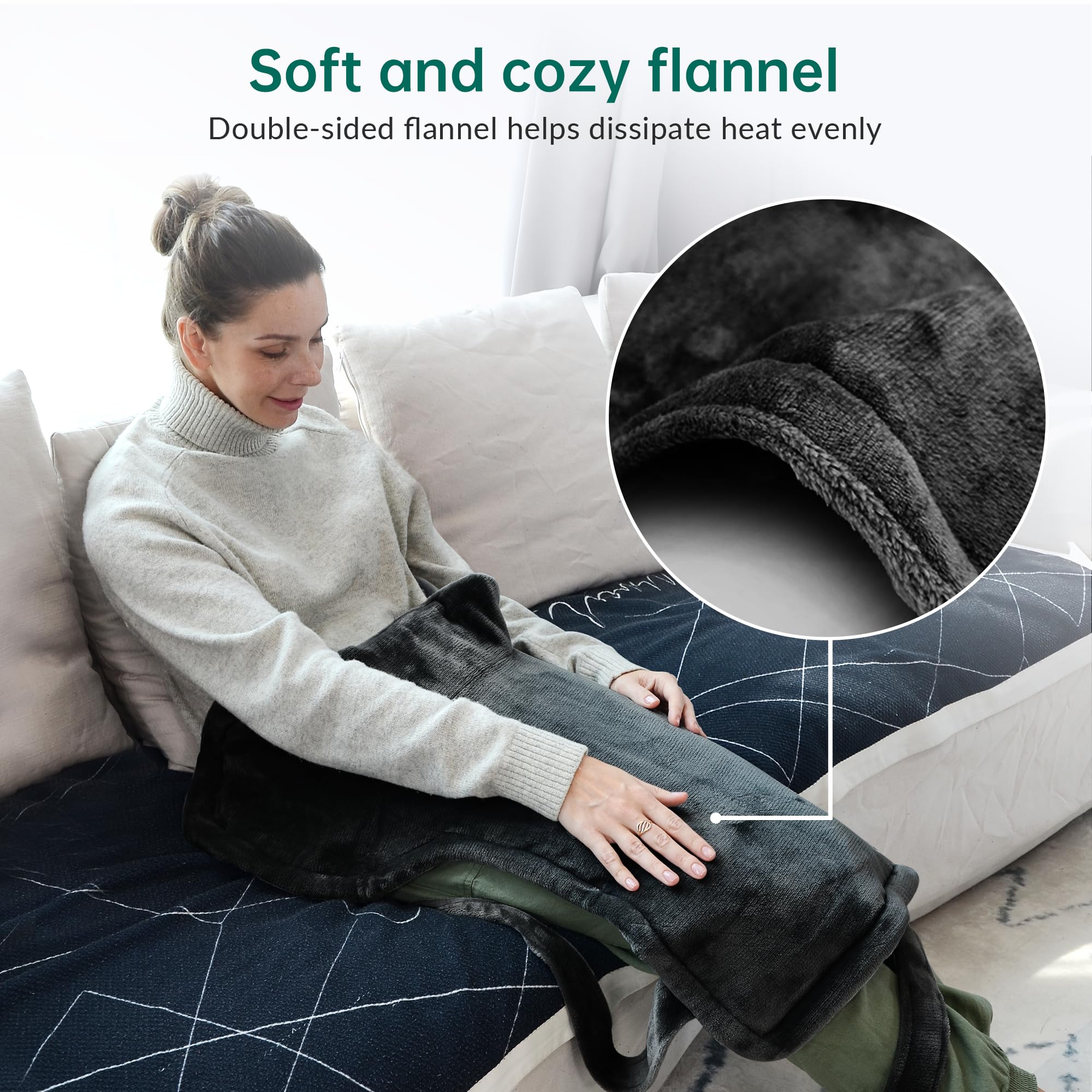 Snailax apagado automático a 120 minutos y protección sobrecalentamiento.