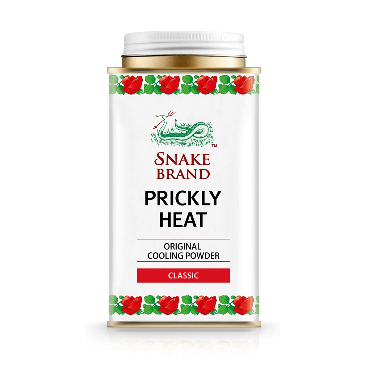 Marca Snake polvo enfriante para calor, frescura y absorción.