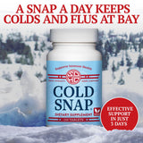 Tabletas de Snap Dynasty Cold Snap en mano para dosificación diaria